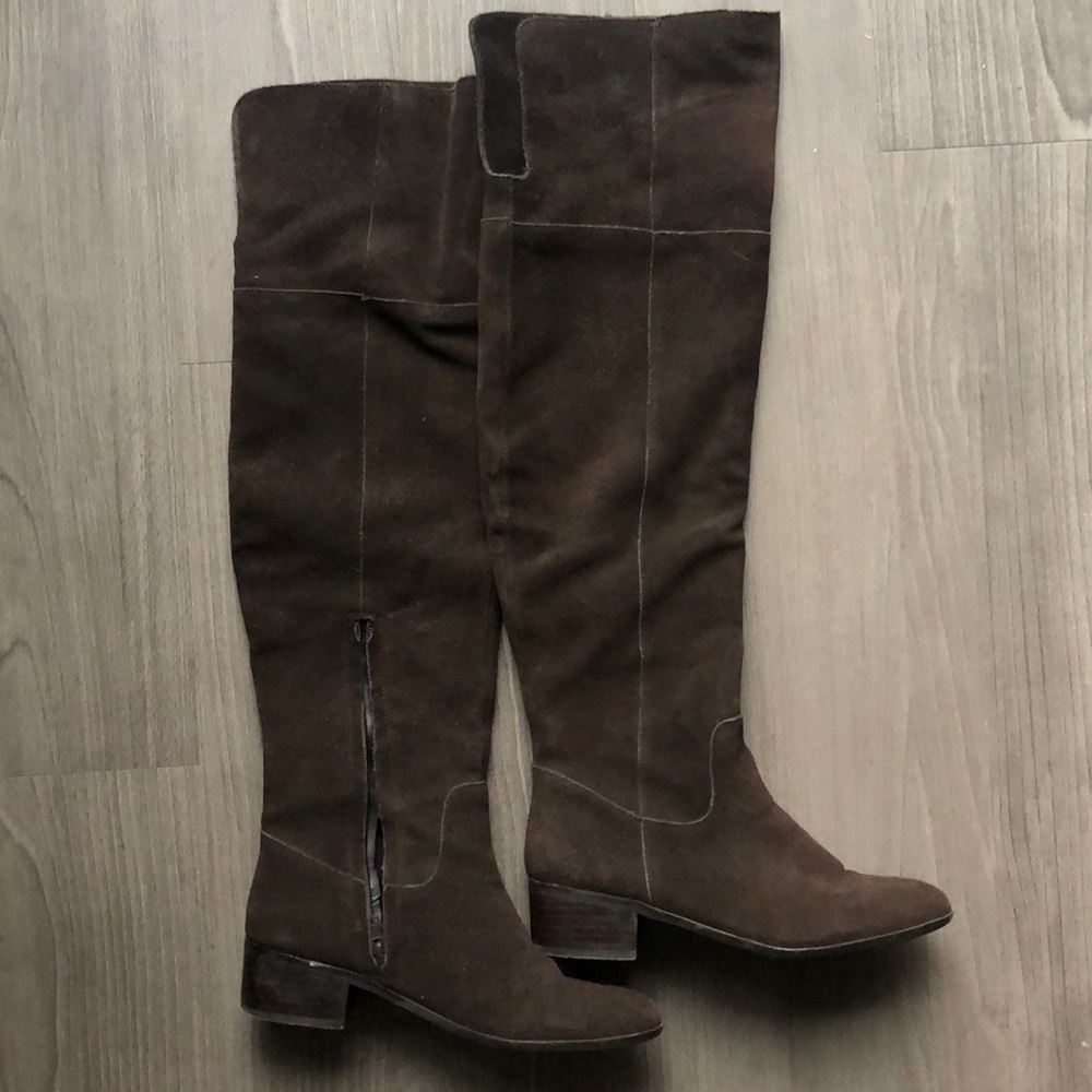 Over-the-knee Suede Boots